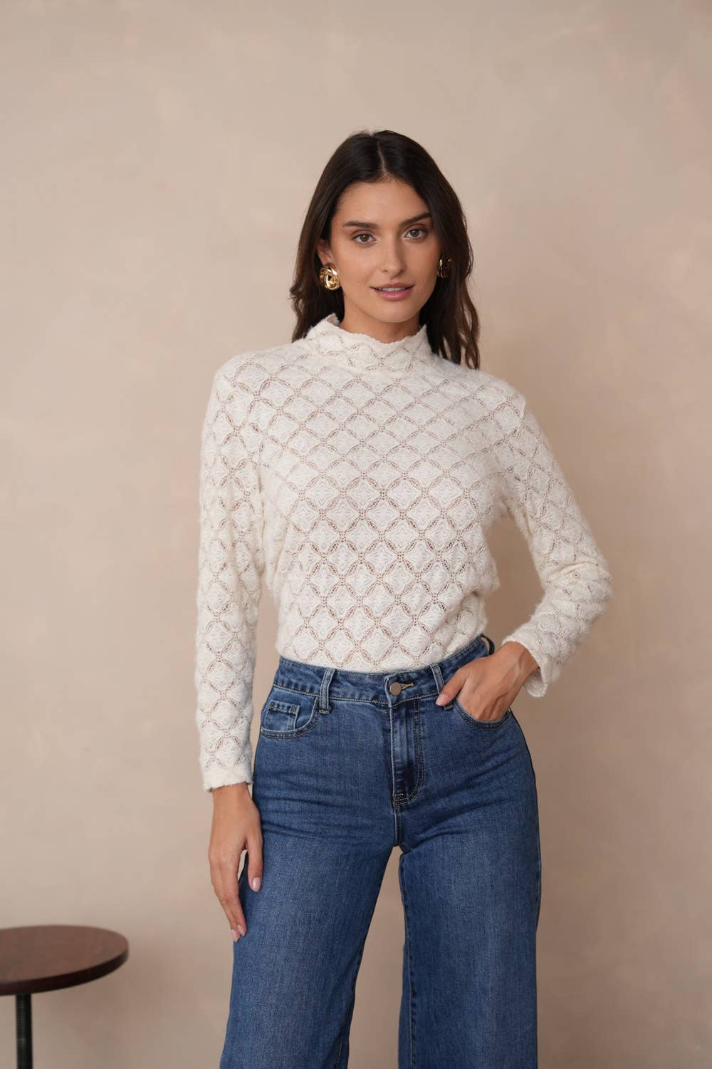 CHOKLATE PARIS - Openwork knit blouse - 81042