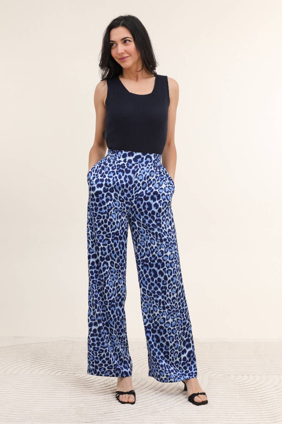 CHOKLATE PARIS - Leopard print palazzo pants - CK08183-2