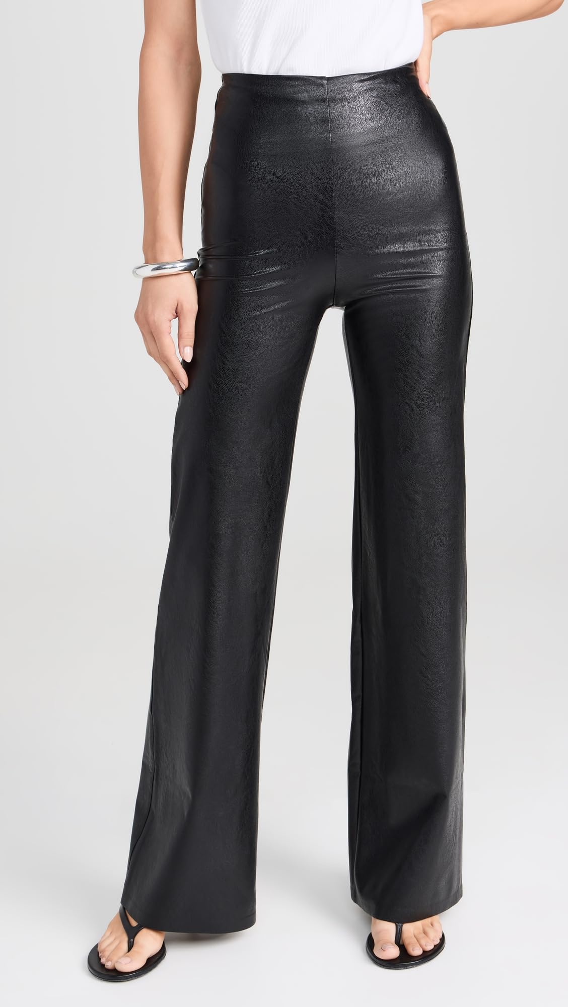 commando Women's Faux Leather Wide Leg Pants