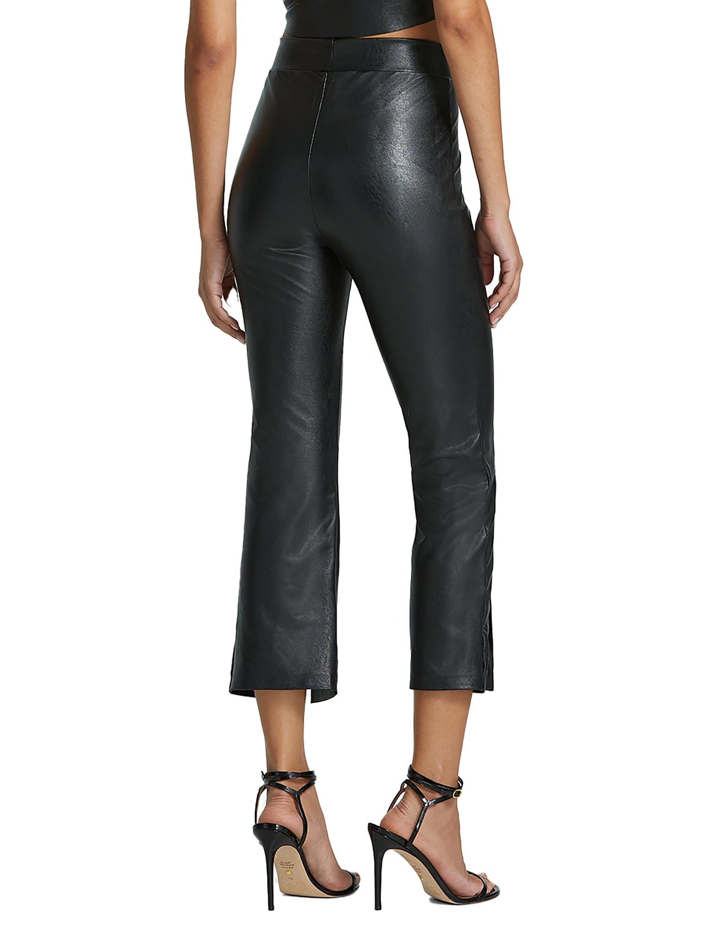 commando Women's Faux Leather 7/8 Split Front Pant