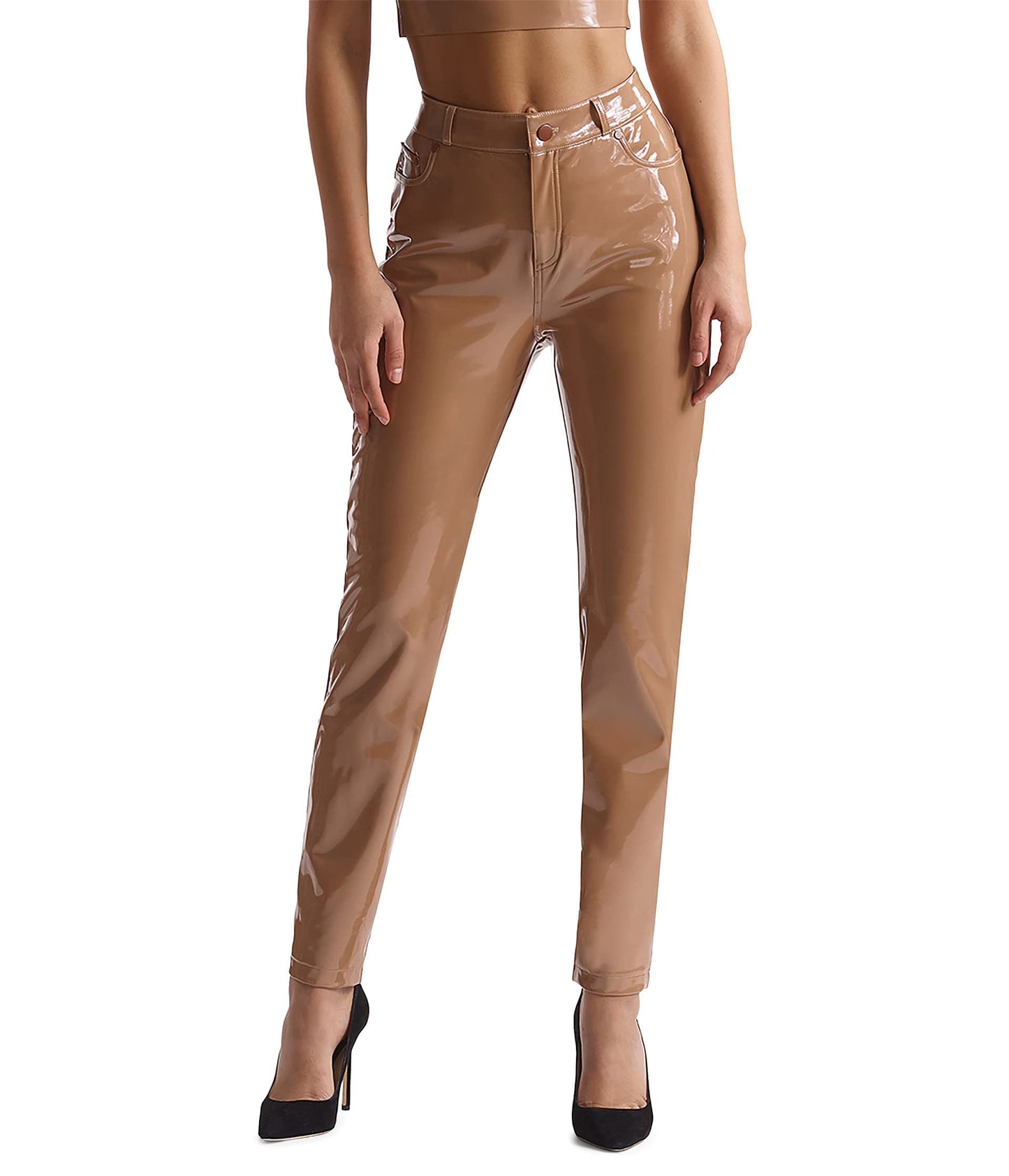 commando Faux Patent Leather Five-Pocket Pants SLG72