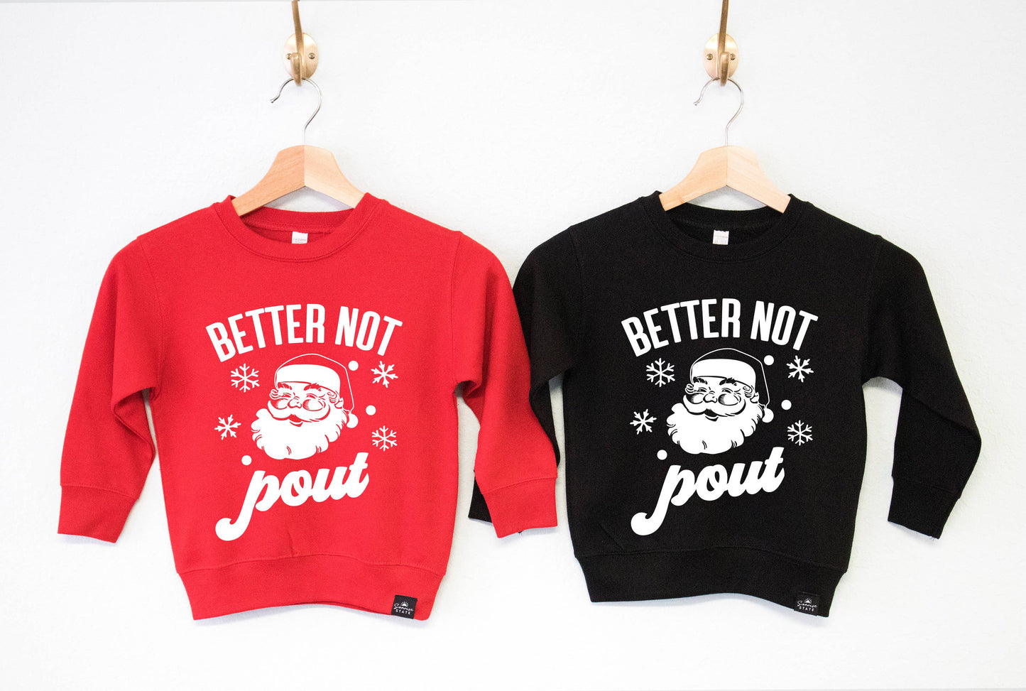 Sonrise State - Better Not Pout Santa Claus Boy's Christmas Sweatshirt