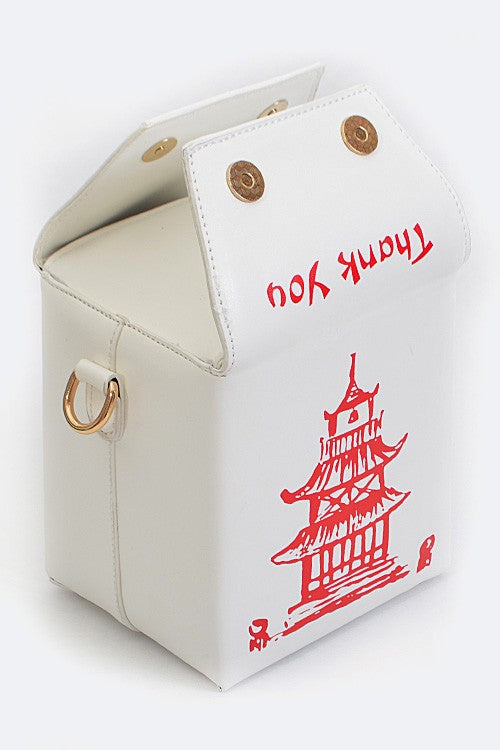 Chinese Take Out Box Fashion Clutch