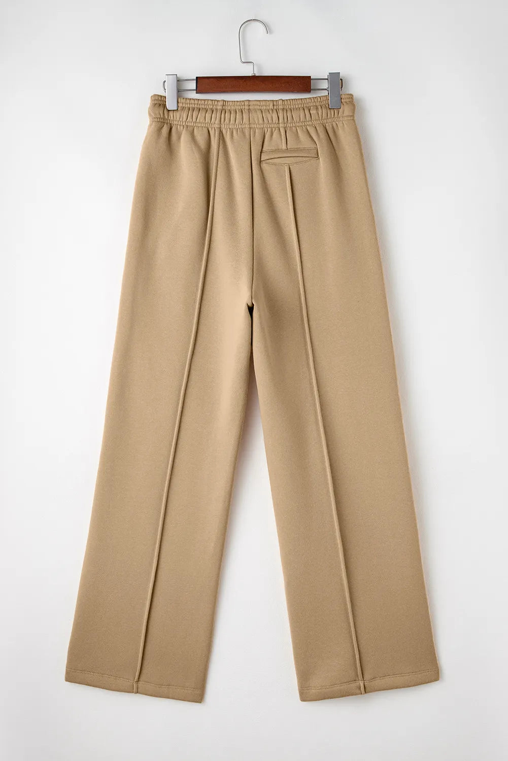 Drawstring Wide Leg Pants with Pockets