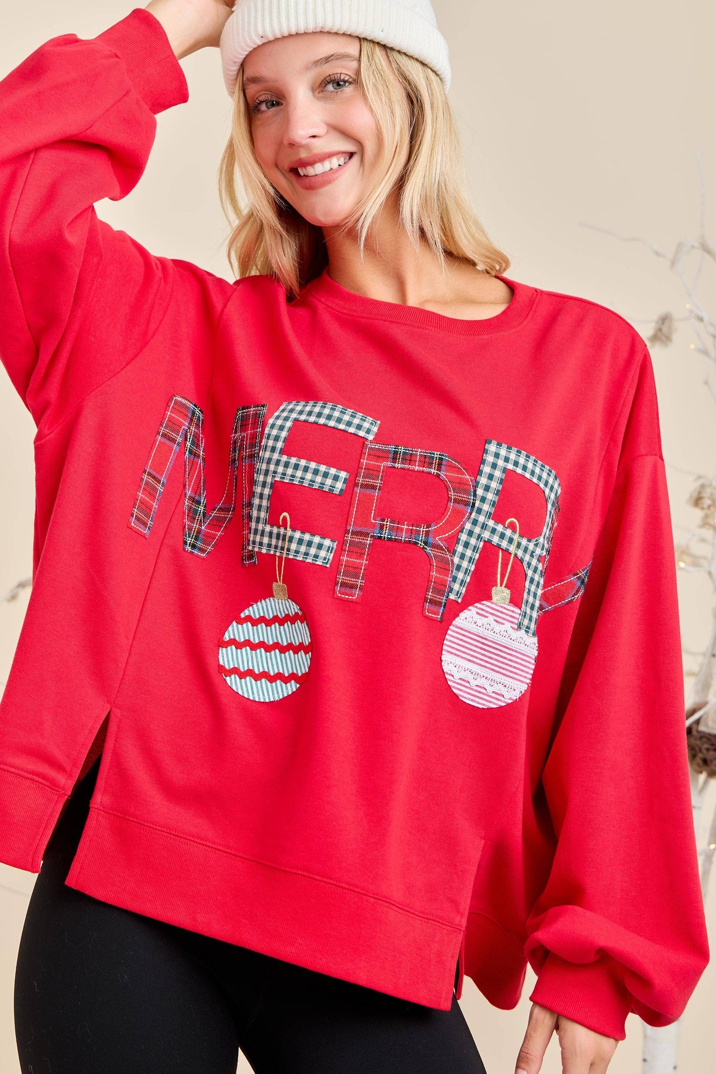 Main Strip - Merry Christmas Sweatshirt – Festive Holiday Pullover