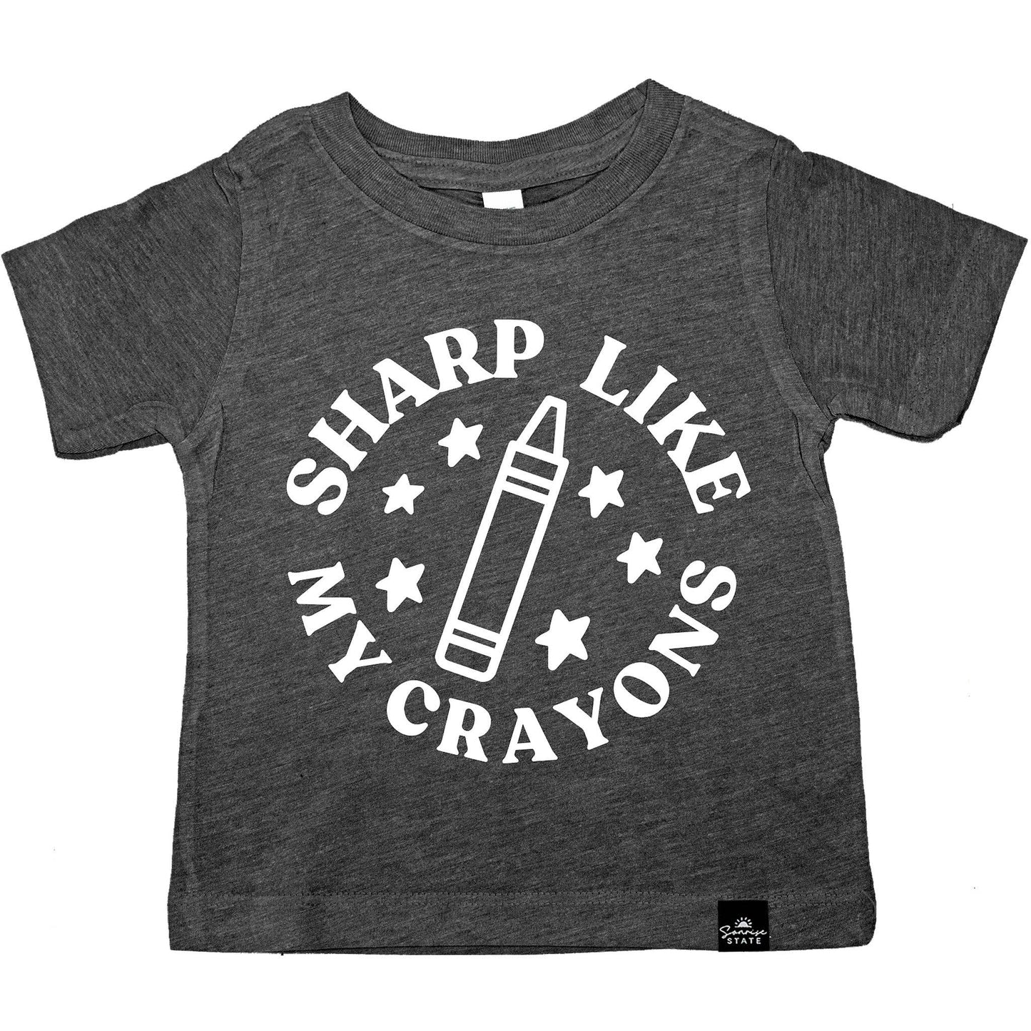 Sonrise State - Sharp Like My Crayons Boy's Back to School T-Shirt