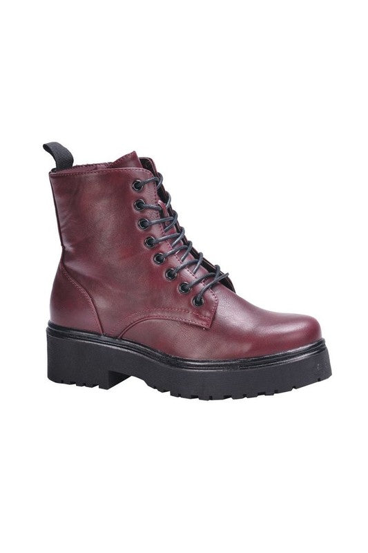 lace up walker combat boot