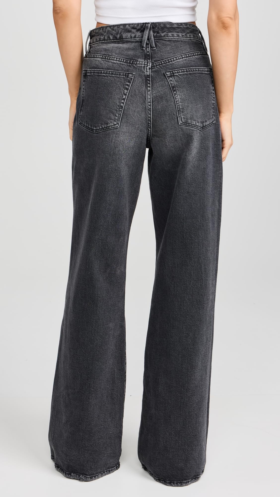 Good American Women's Good Ease Relaxed Jeans