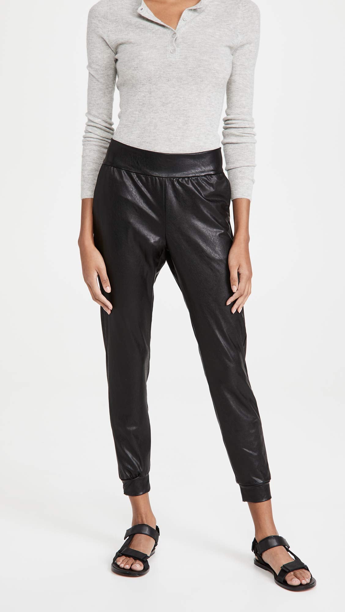 commando Women's Faux Leather Jogger