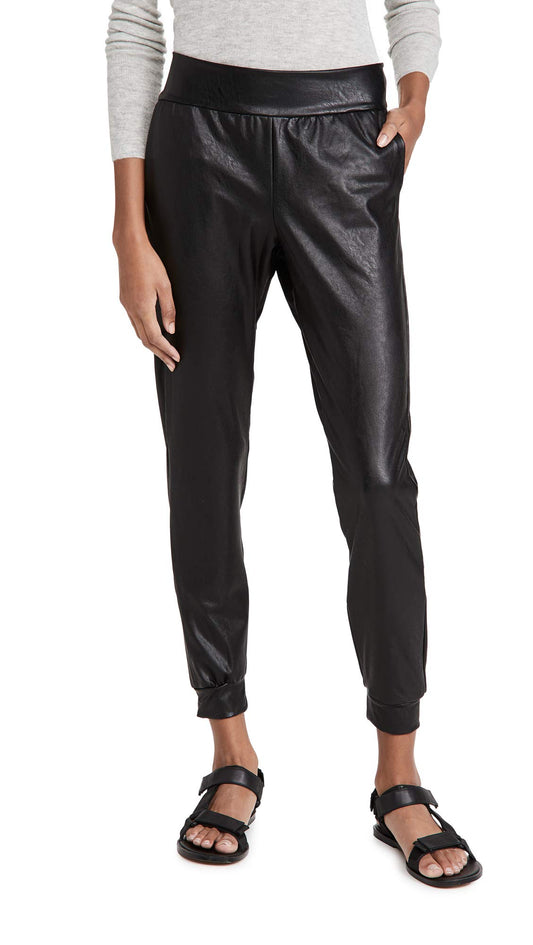 commando Women's Faux Leather Jogger