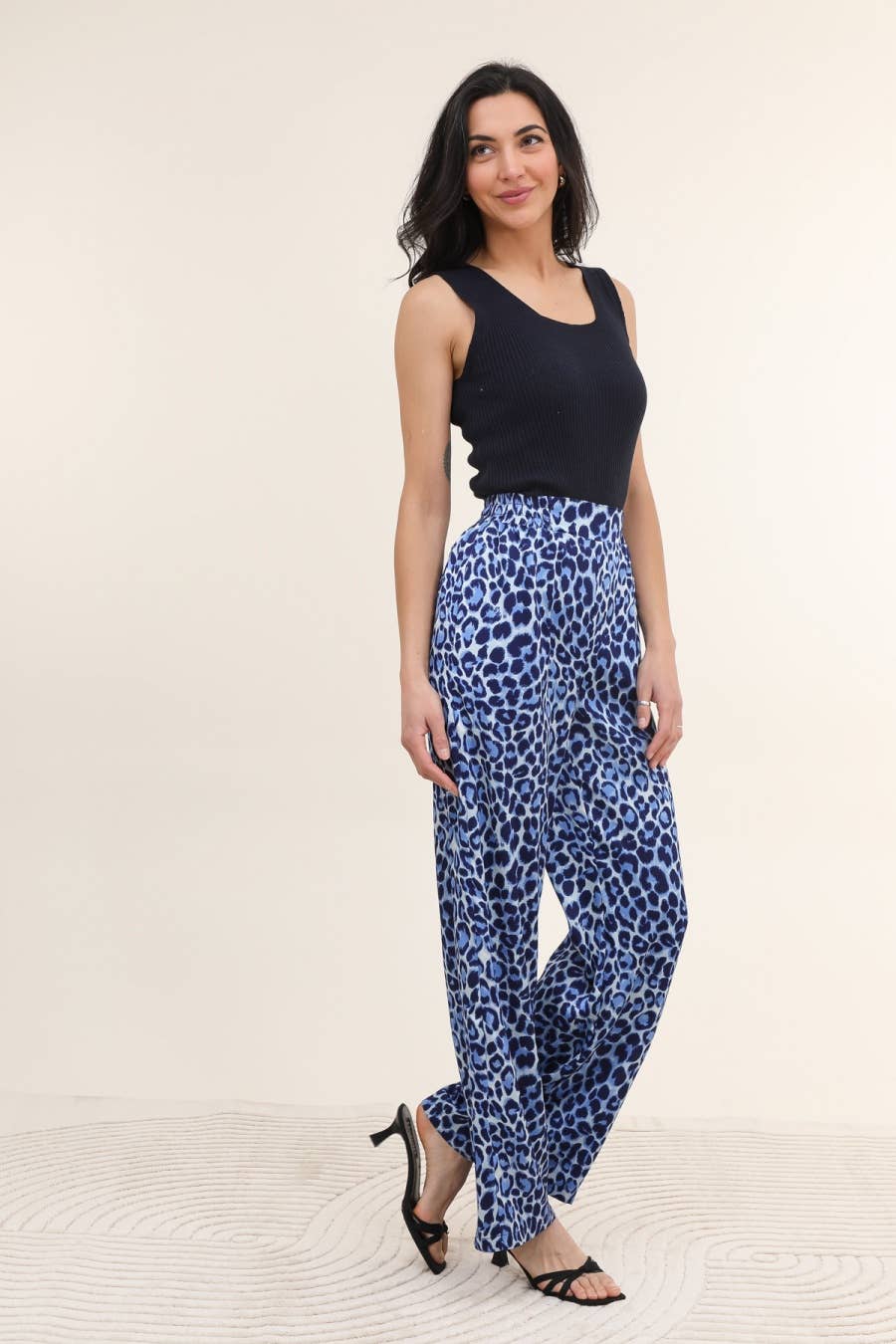 CHOKLATE PARIS - Leopard print palazzo pants - CK08183-2