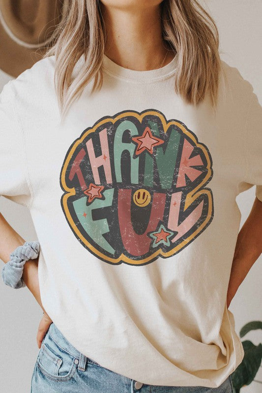 RETRO THANKFUL Graphic Tee