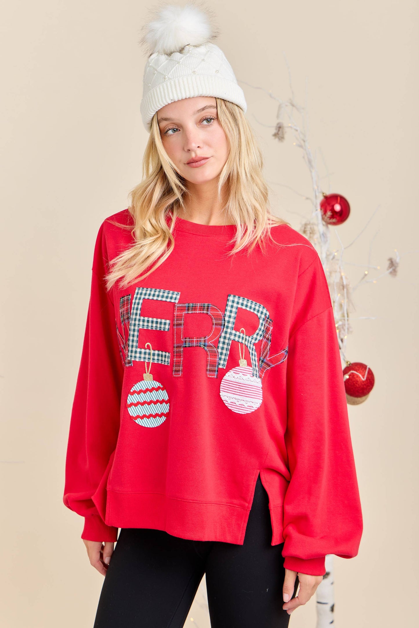 Main Strip - Merry Christmas Sweatshirt – Festive Holiday Pullover