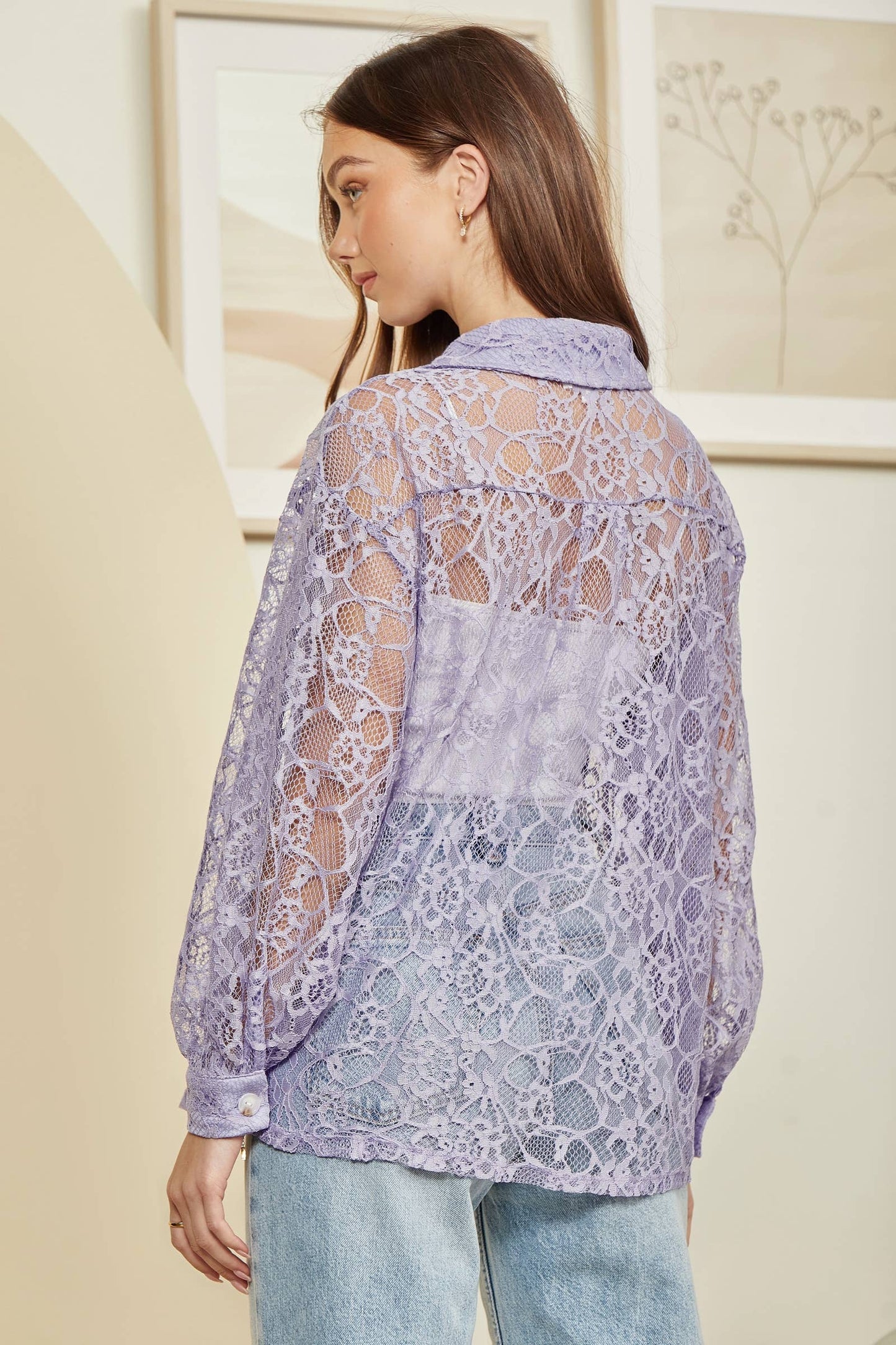 Andrée by Unit - Lace Shaket Blouse