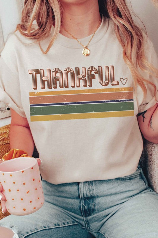 RETRO THANKFUL Graphic Tee