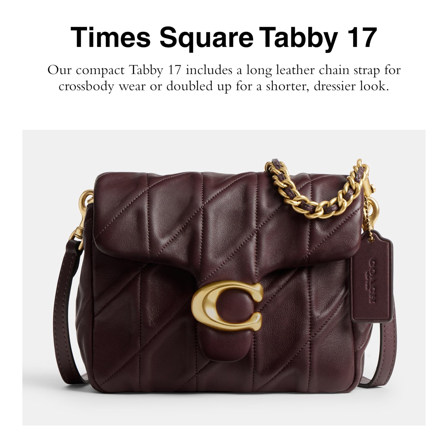 Coach Times Square Tabby 17