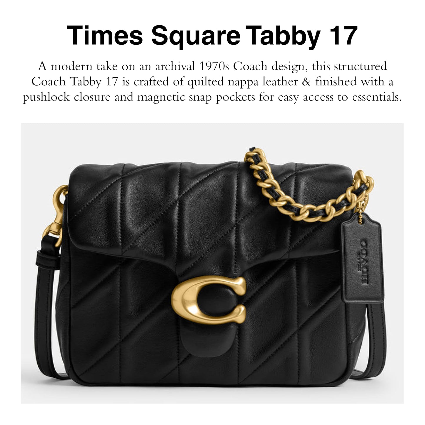 Coach Times Square Tabby 17