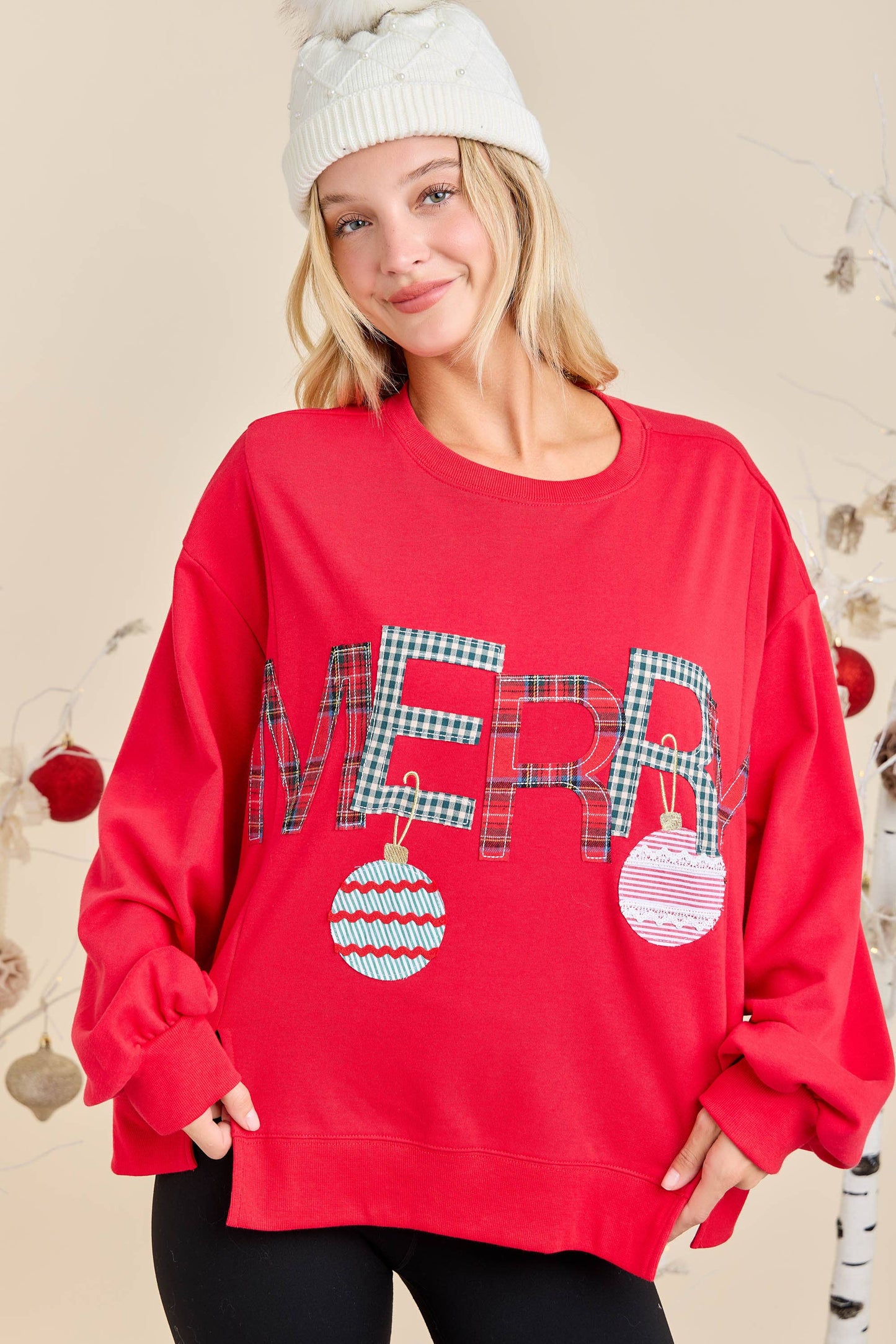 Main Strip - Merry Christmas Sweatshirt – Festive Holiday Pullover