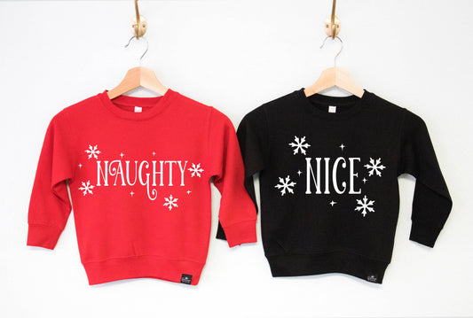 Sonrise State - Naughty or Nice Boy's Christmas Sweatshirt