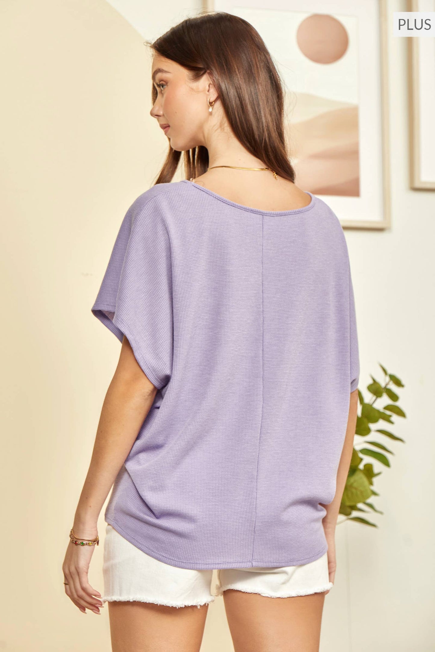 Andrée by Unit - PLUS SIZE Solid Colored Top