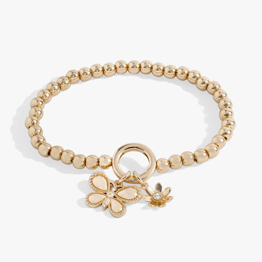 Puffy Butterfly Stretch Bracelet