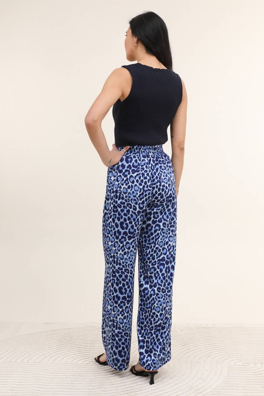 CHOKLATE PARIS - Leopard print palazzo pants - CK08183-2