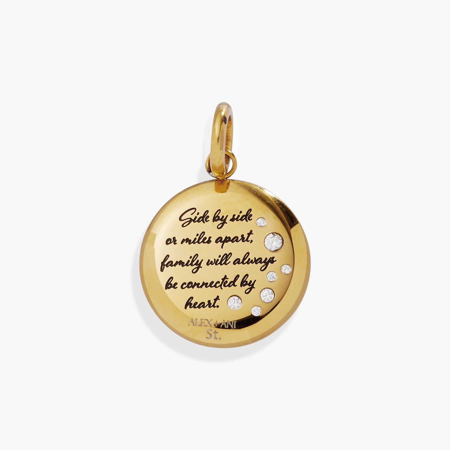Aunt Flower Disc Charm