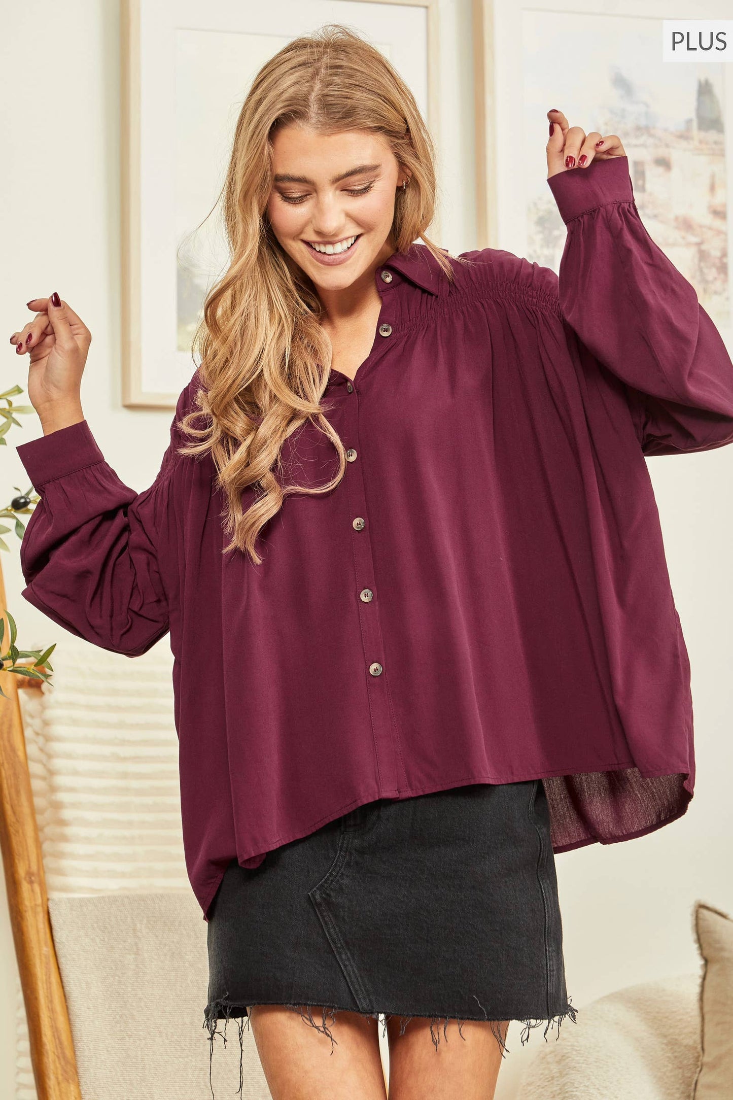 Andrée by Unit - PLUS SIZE Casual Blouse PT11166