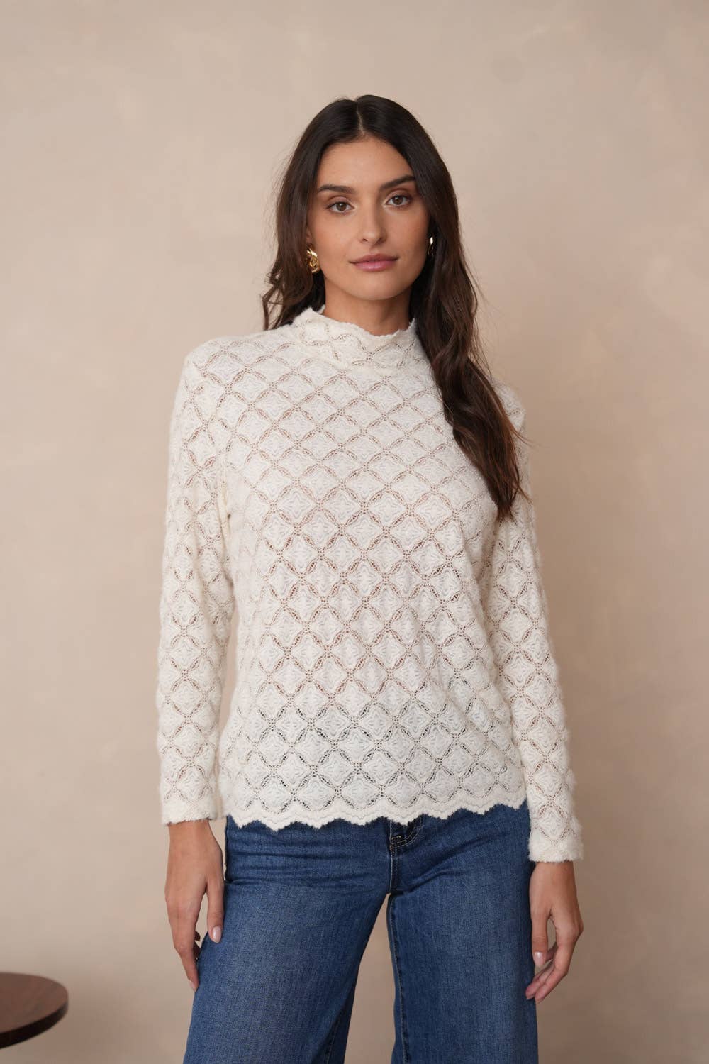 CHOKLATE PARIS - Openwork knit blouse - 81042