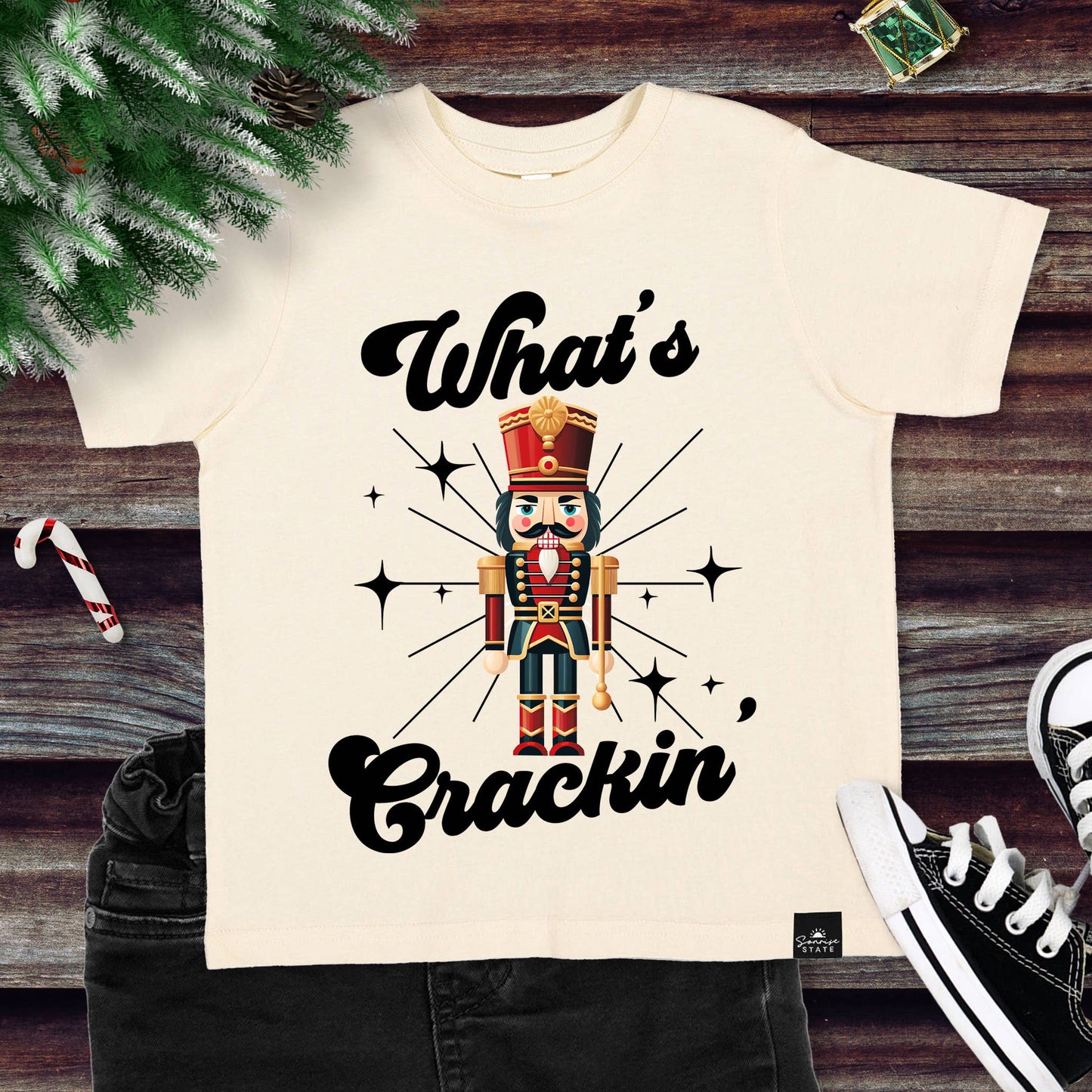 Sonrise State - What's Crackin' Nutcracker Boy's Christmas T-Shirt