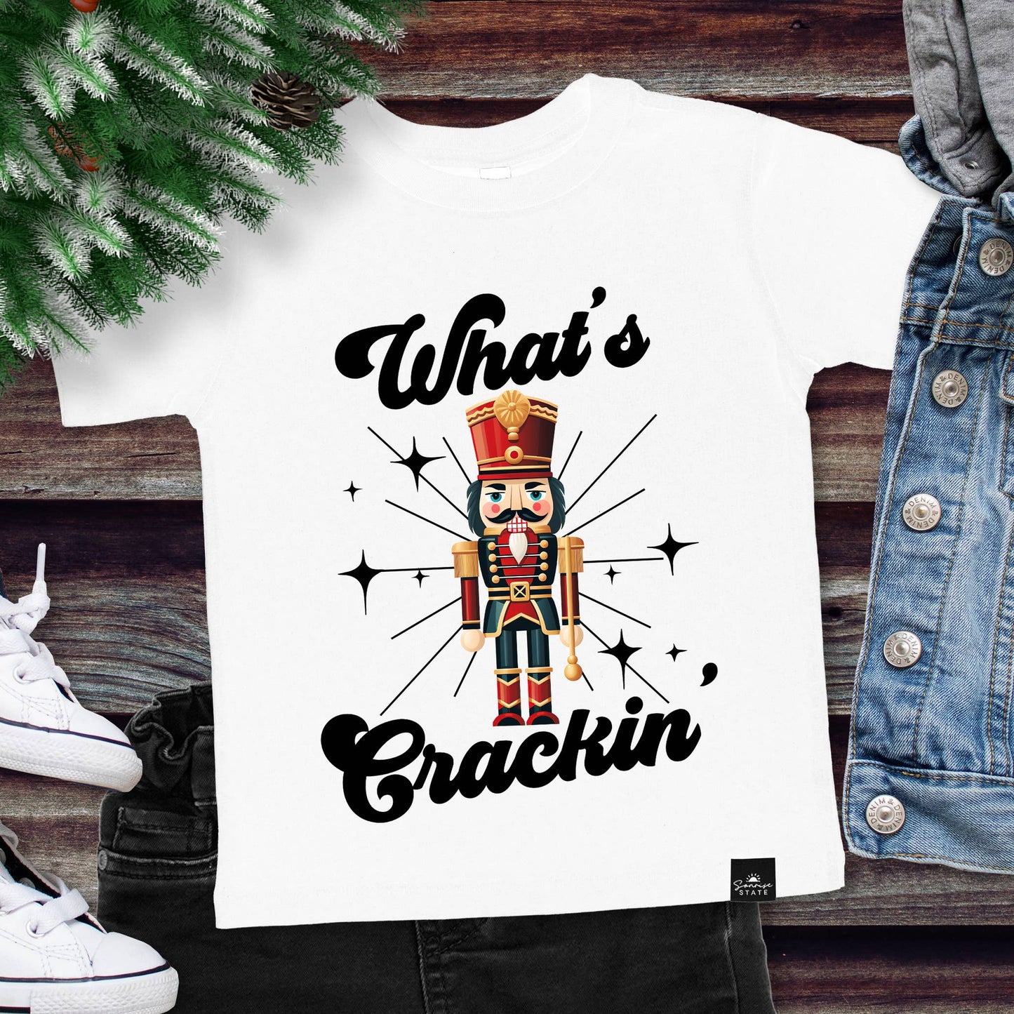 Sonrise State - What's Crackin' Nutcracker Boy's Christmas T-Shirt