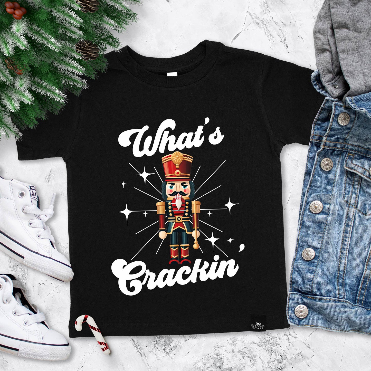 Sonrise State - What's Crackin' Nutcracker Boy's Christmas T-Shirt