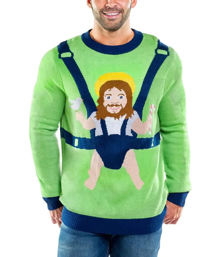 Tipsy Elves - Sweet Baby Jesus Men's Ugly Christmas Sweater