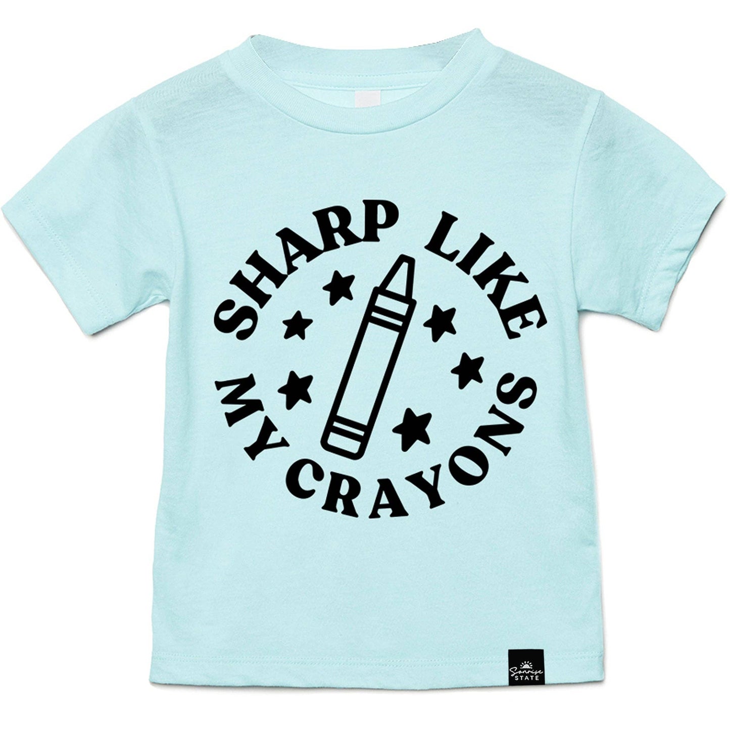 Sonrise State - Sharp Like My Crayons Boy's Back to School T-Shirt