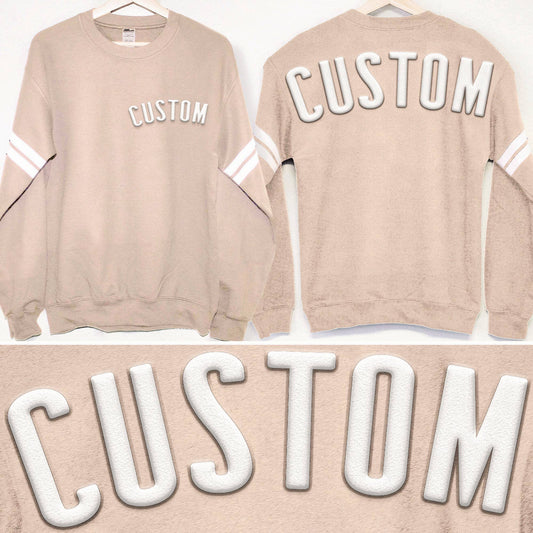 Nobullwoman Apparel - UNISEX CUSTOM Small Business Embossed Puff Print Sweatshirt